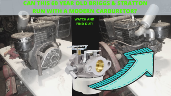 Can a 60 year old Briggs engine run off an Amazon Snowblower Carburetor Part 2